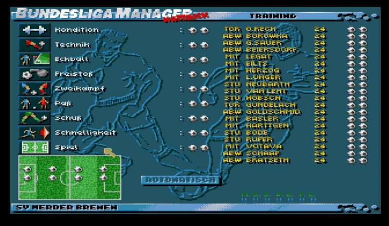 Bundesliga Manager Hattrick retro game