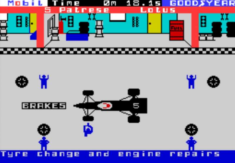 Formula One retro game