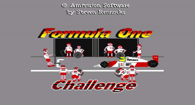 Formula One Challenge retro game