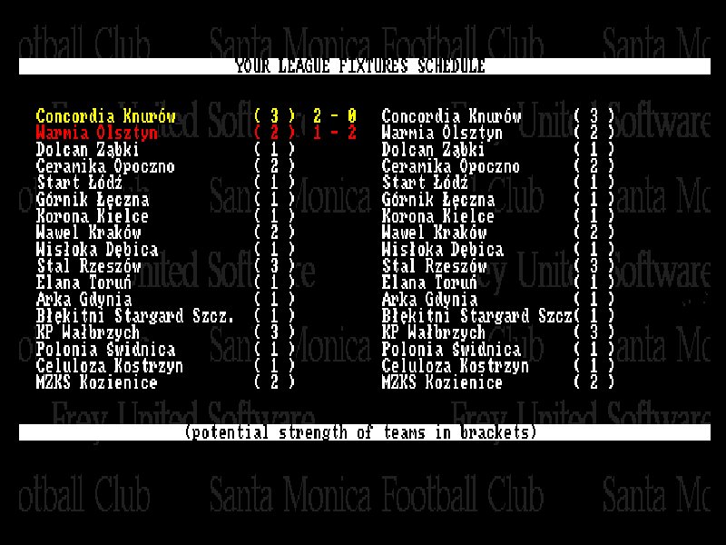 Santa Monica Football Club retro game