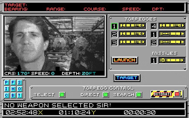 688 Attack Sub retro game