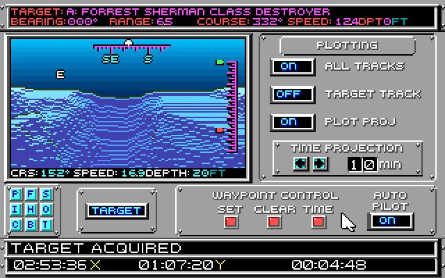 688 Attack Sub retro game