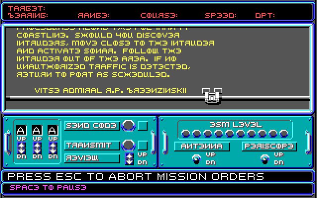 688 Attack Sub retro game