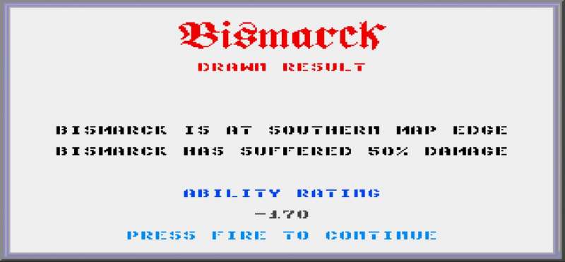 Bismarck retro game
