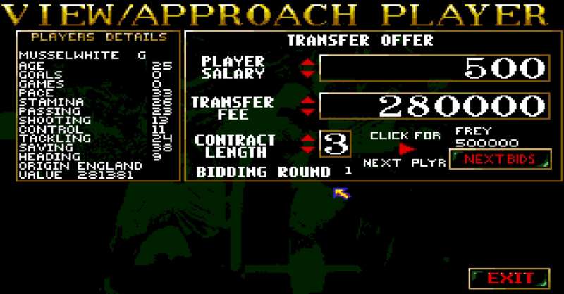 Club Football - The Manager retro game