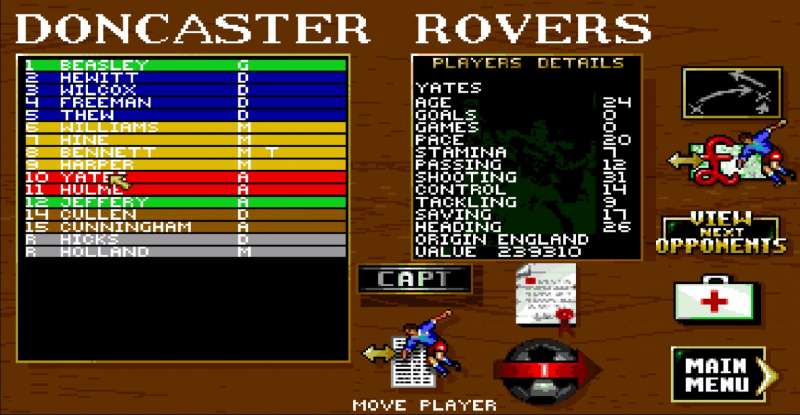 Club Football - The Manager retro game