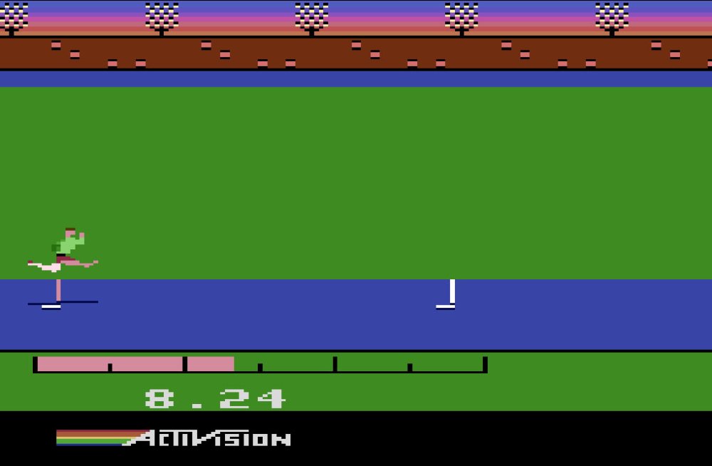 Decathlon retro game