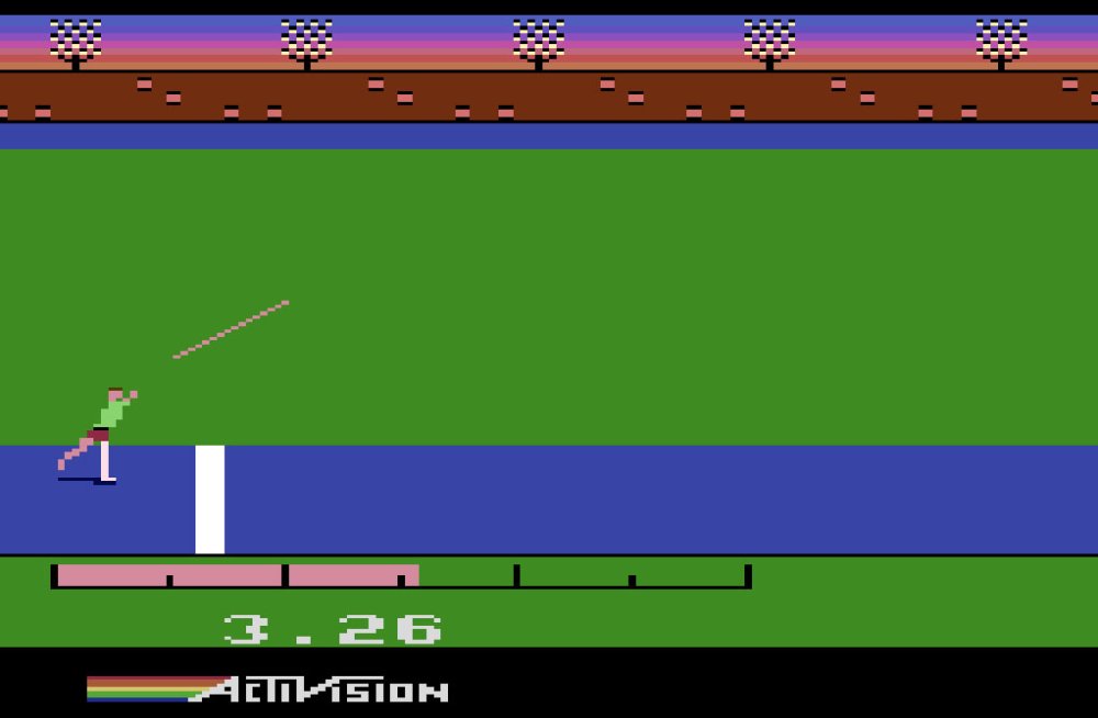 Decathlon retro game