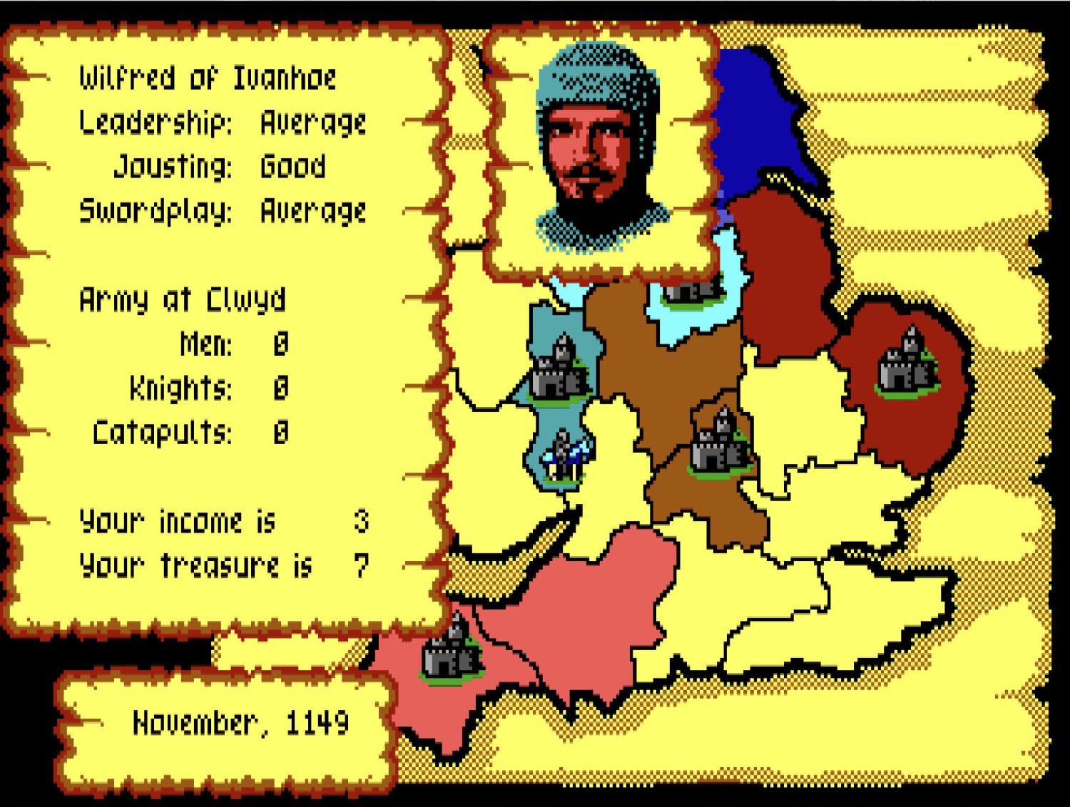 Defender of the Crown retro game