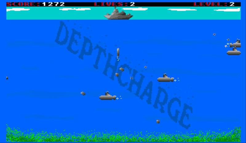 Depthcharge retro game