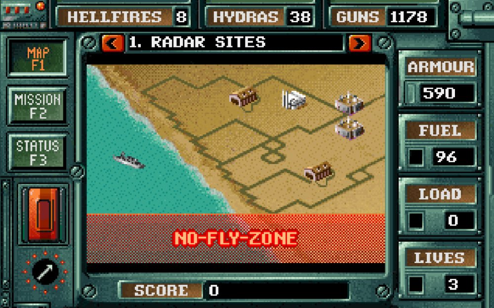 Desert Strike retro game