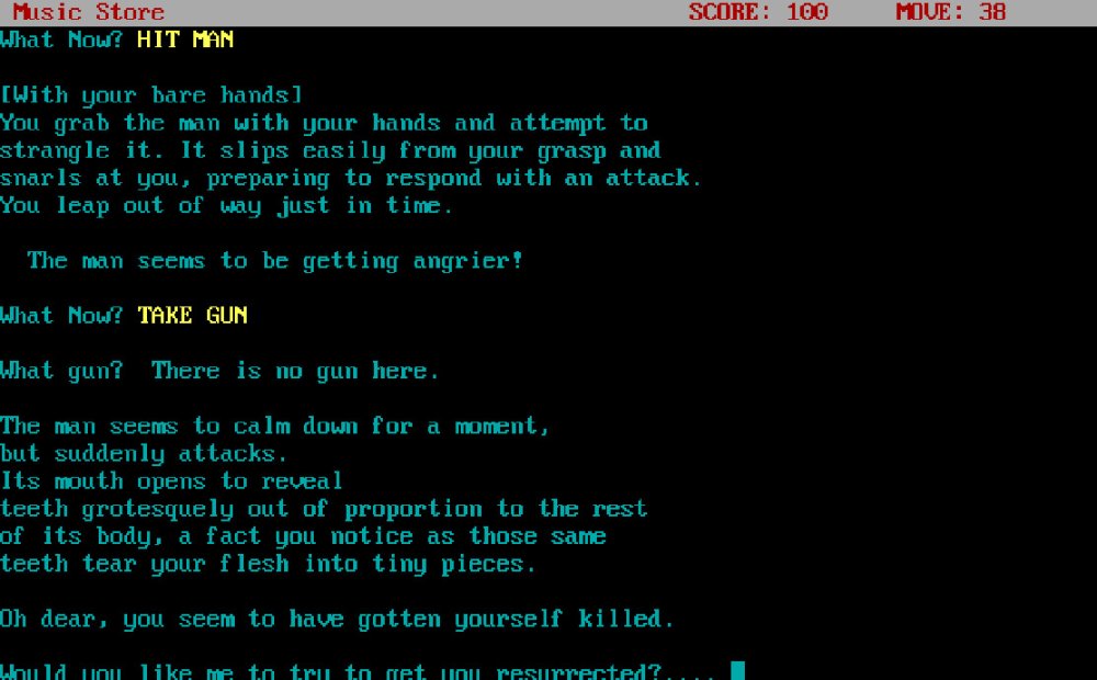 Detective: A Text Adventure Game retro game
