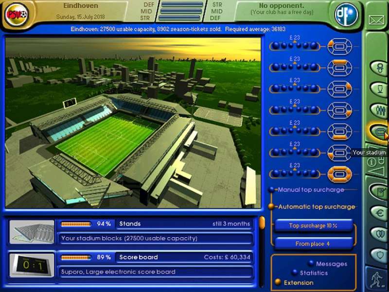 Director of Football retro game