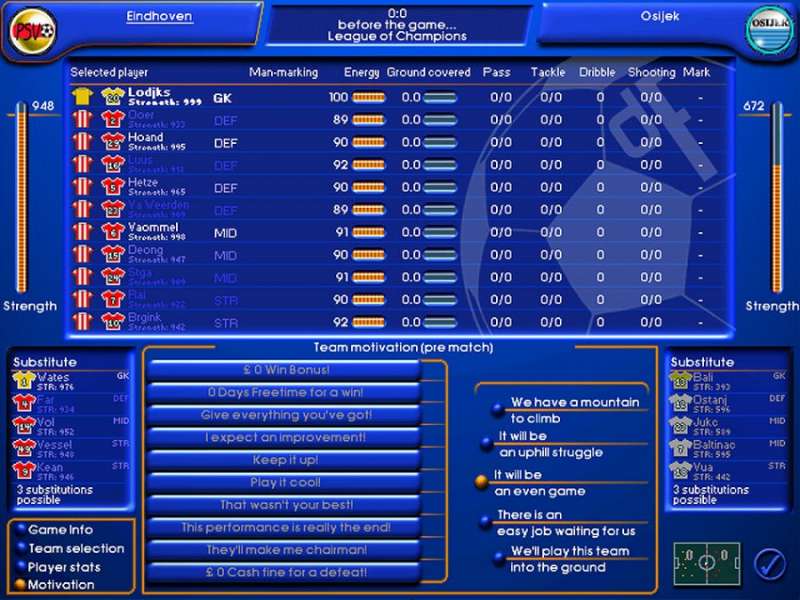 Director of Football retro game