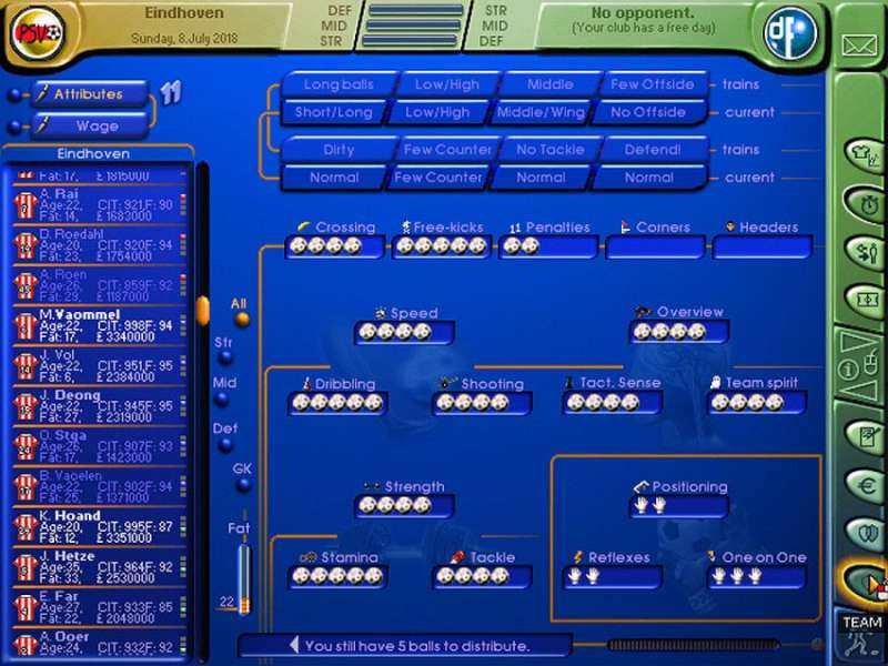 Director of Football retro game