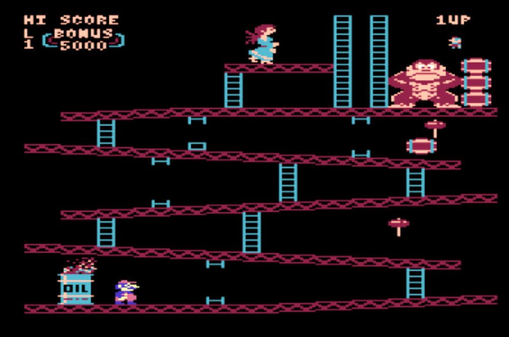 Donkey Kong retro game