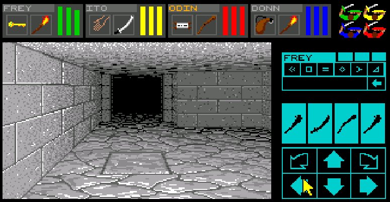 Dungeon Master retro game