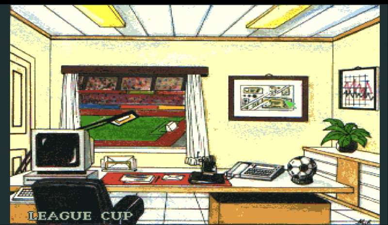 Euro League Manager retro game