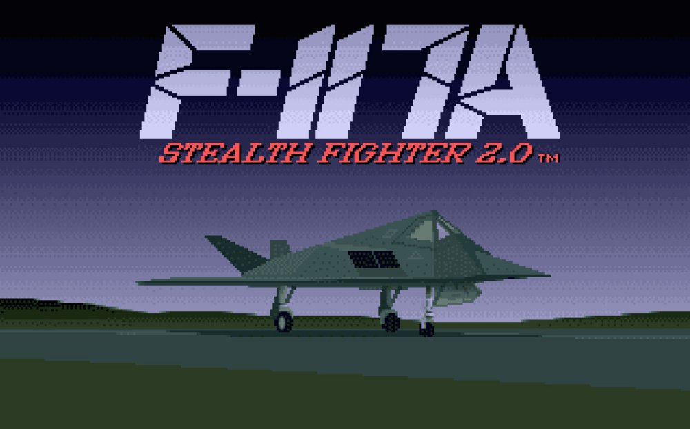 F-117 Stealth Fighter retro game