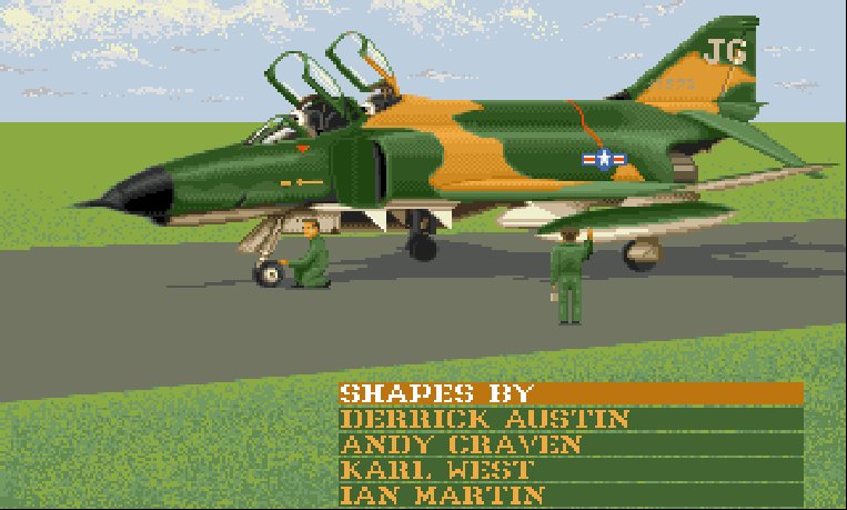 Fighter Bomber retro game
