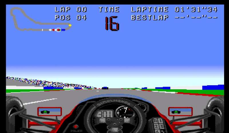 Formula 1 3D retro game