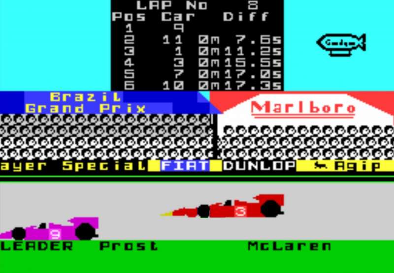 Formula One retro game