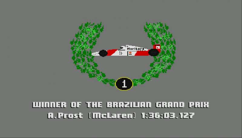 Formula One Challenge retro game