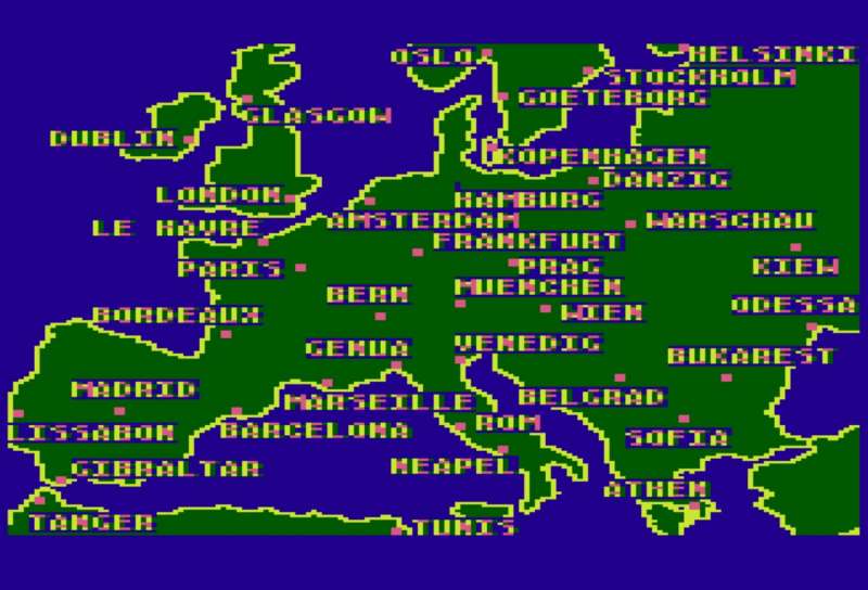 Globetrotter retro game