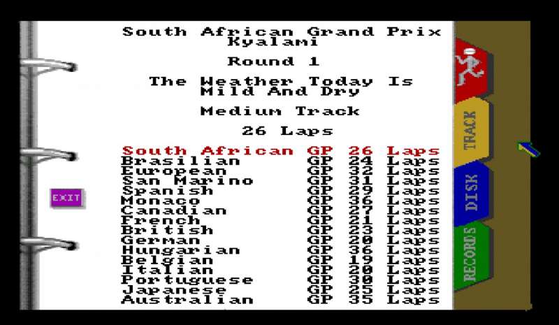 Grand Prix Manager retro game