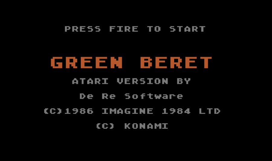 Green Beret retro game