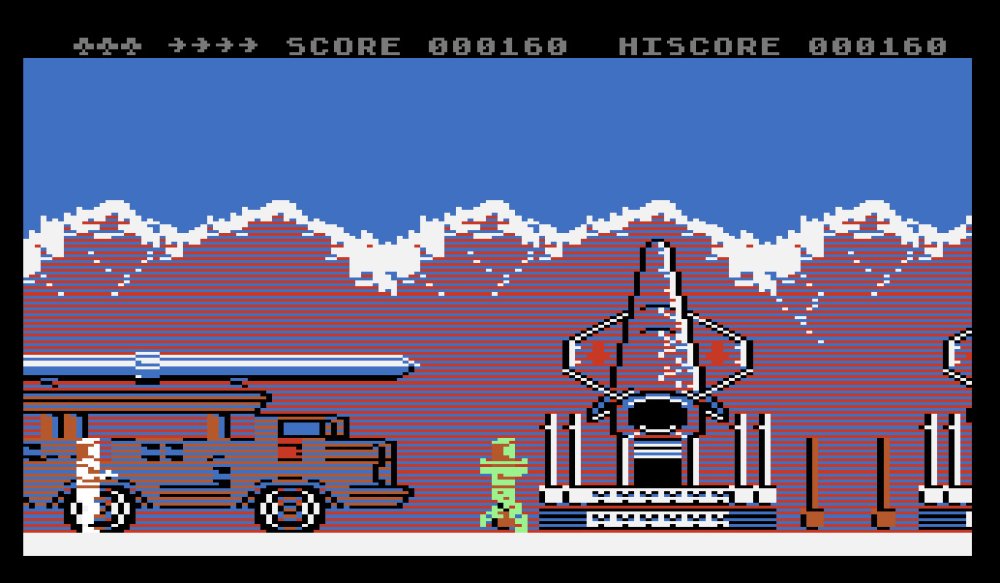 Green Beret retro game