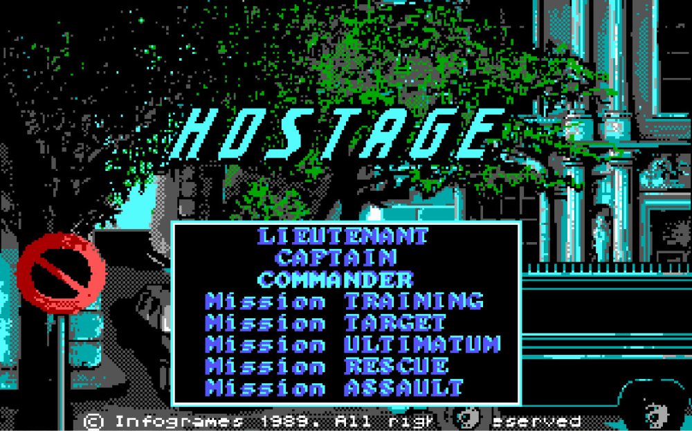 Hostages retro game
