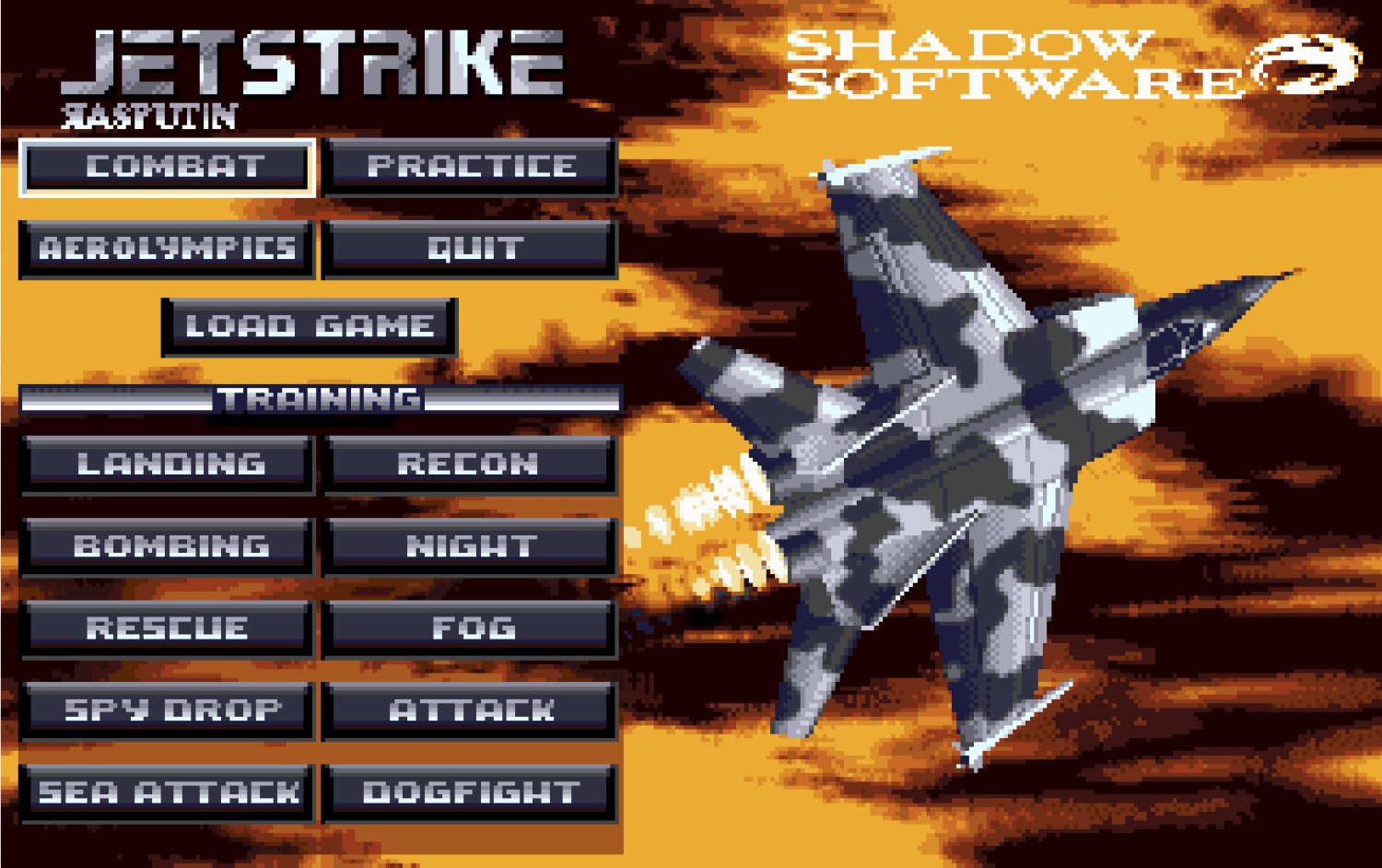 Jetstrike retro game