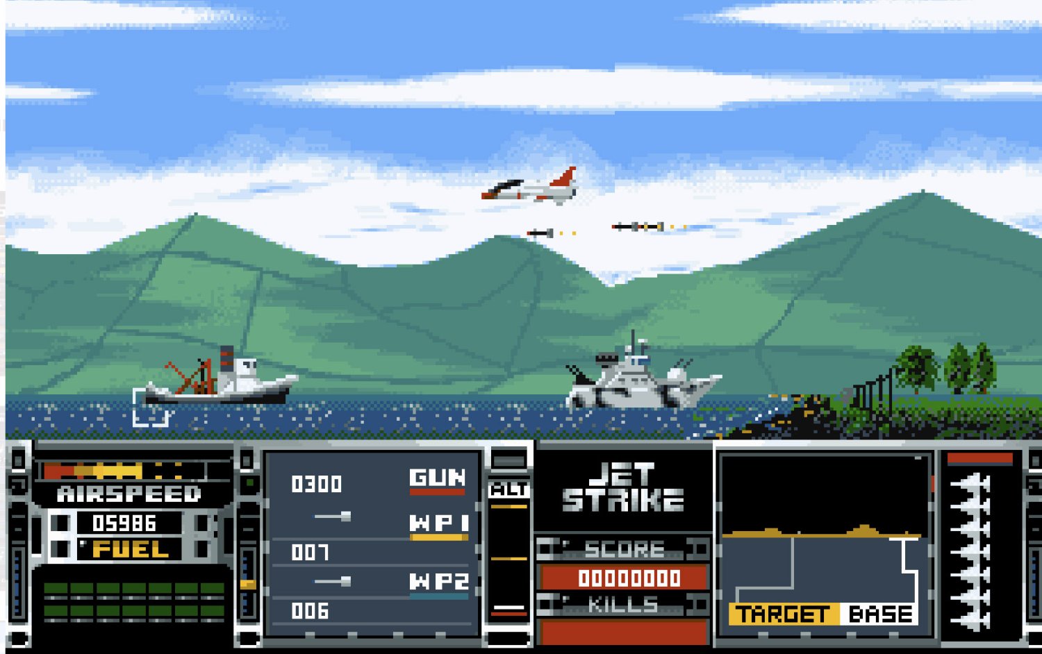 Jetstrike retro game