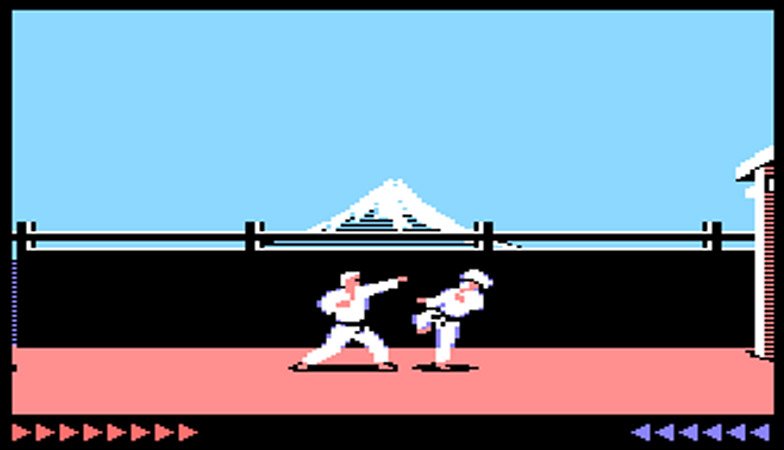 Karateka retro game