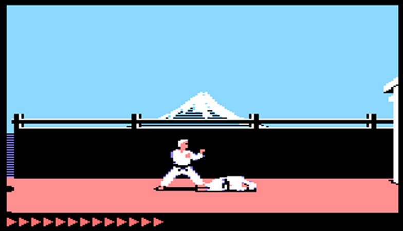Karateka retro game