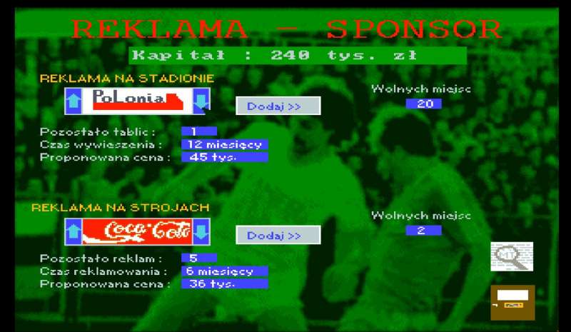 Liga Polska Manager retro game