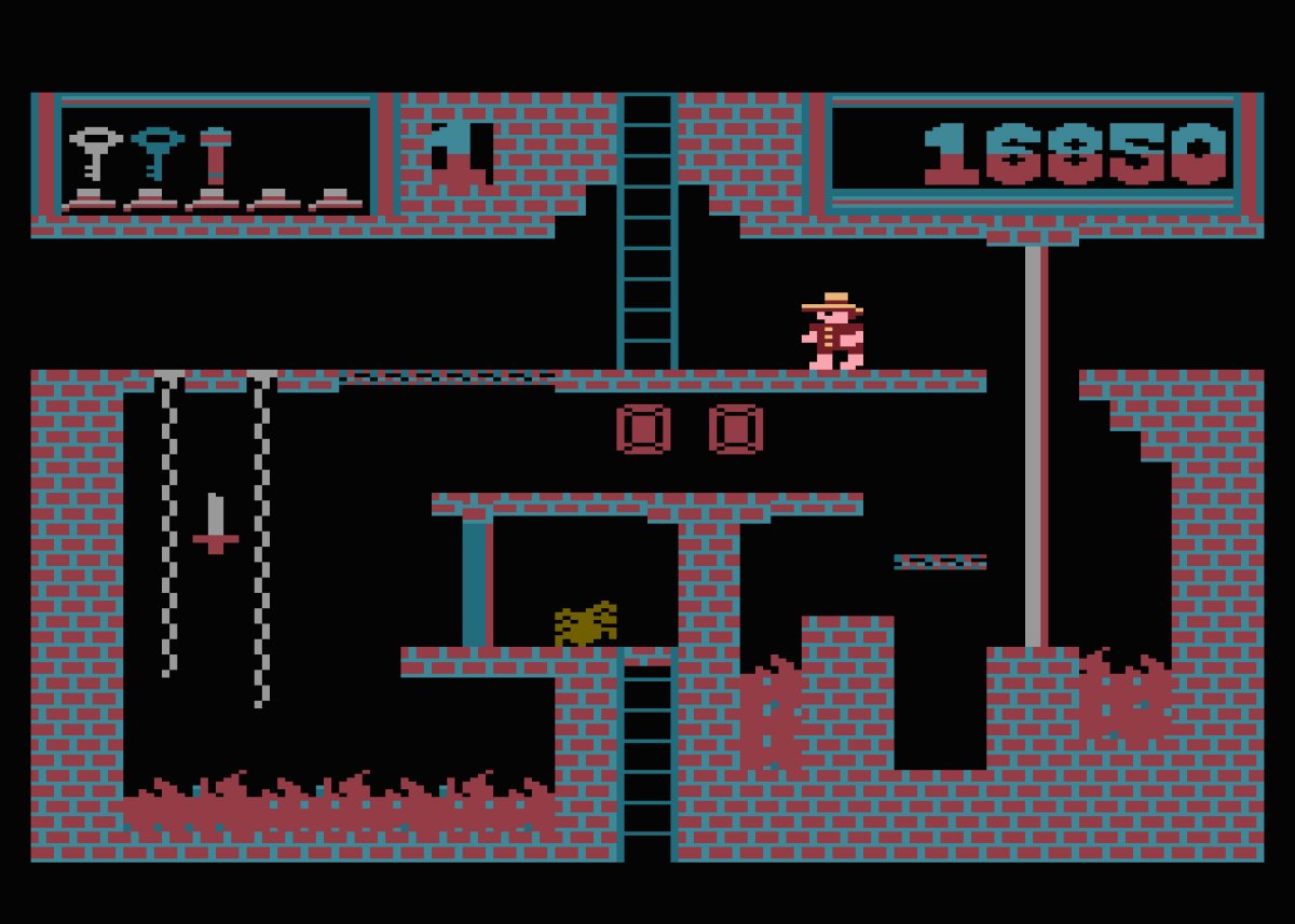 Montezuma’s Revenge retro game