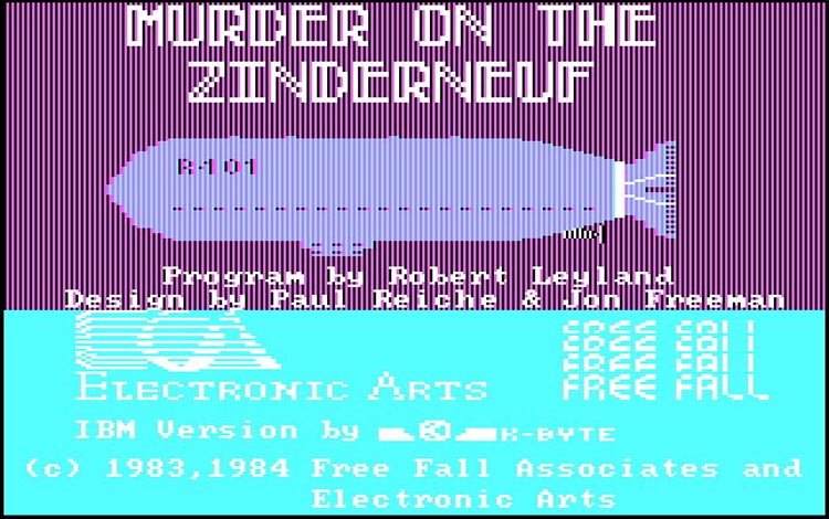 Murder on the Zinderneuf retro game