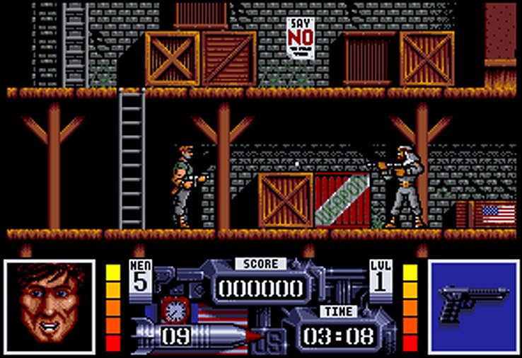 Navy Seals retro game