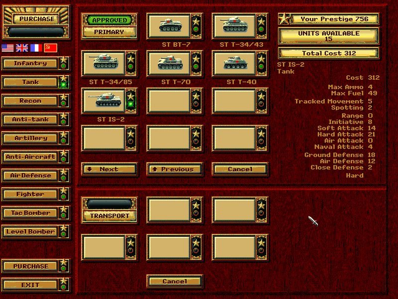 Panzer General retro game