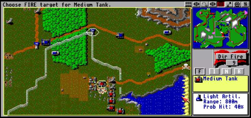 Perfect General retro game