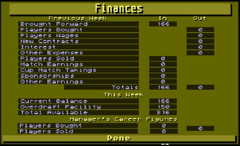 Player Manager retro game