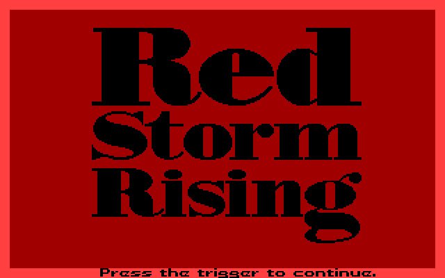 Red Storm Rising retro game