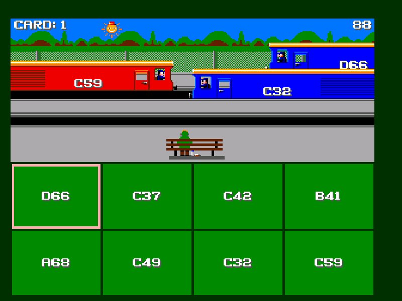 Sensible Train Spotting retro game