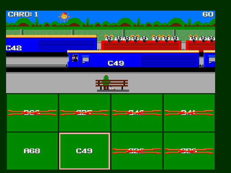 Sensible Train Spotting retro game