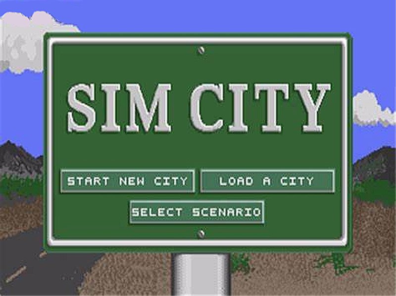 Sim City retro game