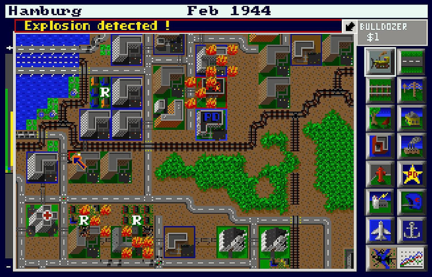 Sim City retro game