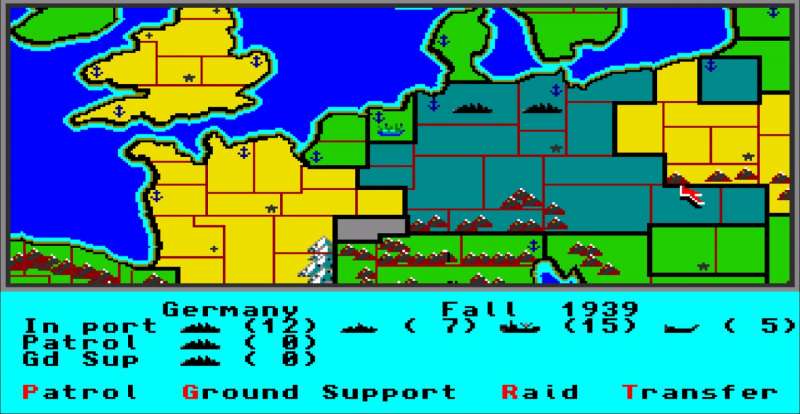 Storm Across Europe retro game