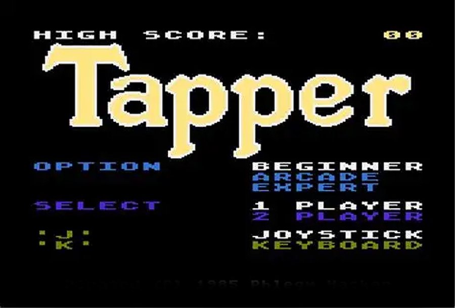 Tapper retro game